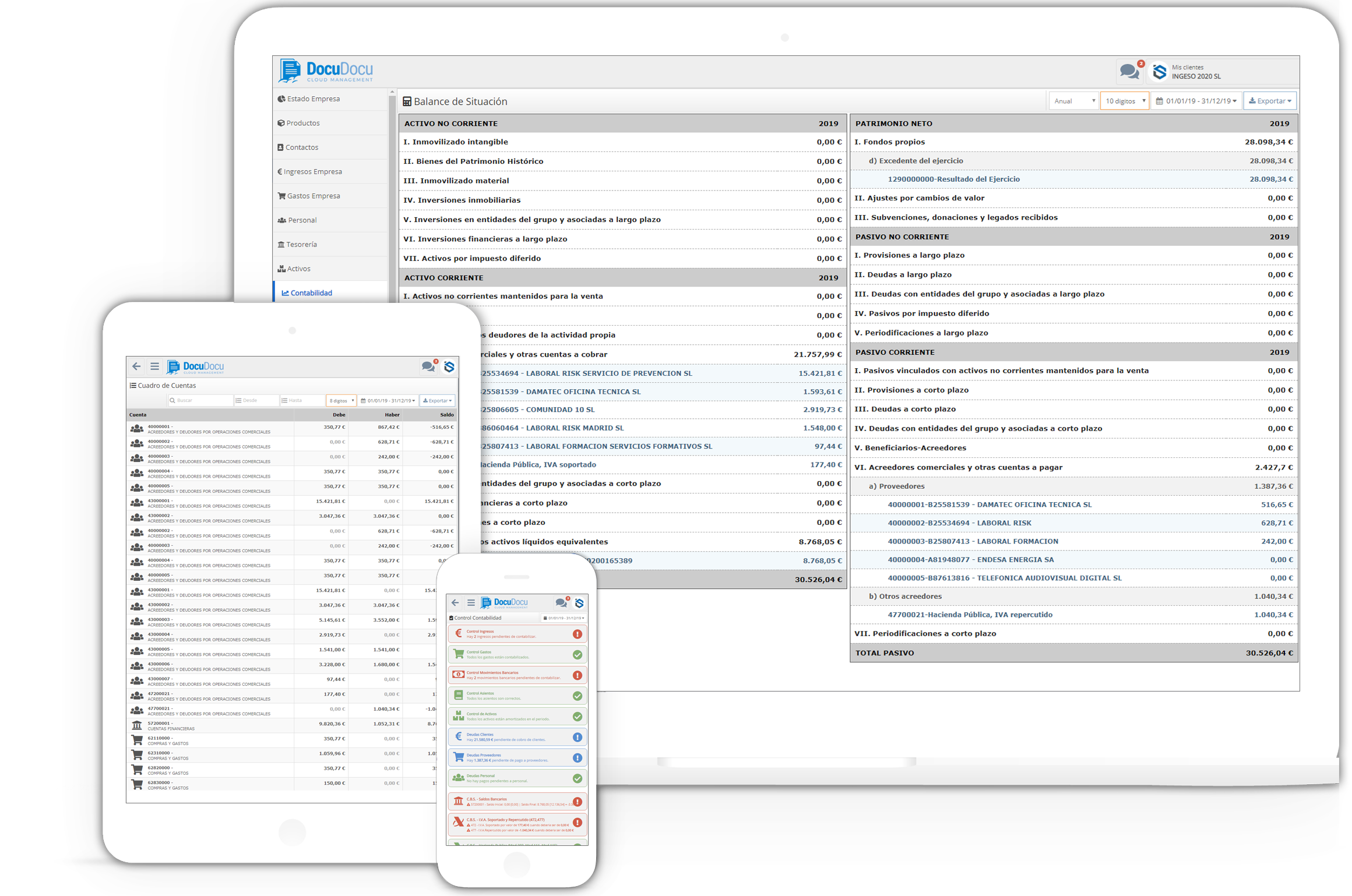 Mockup de archivos